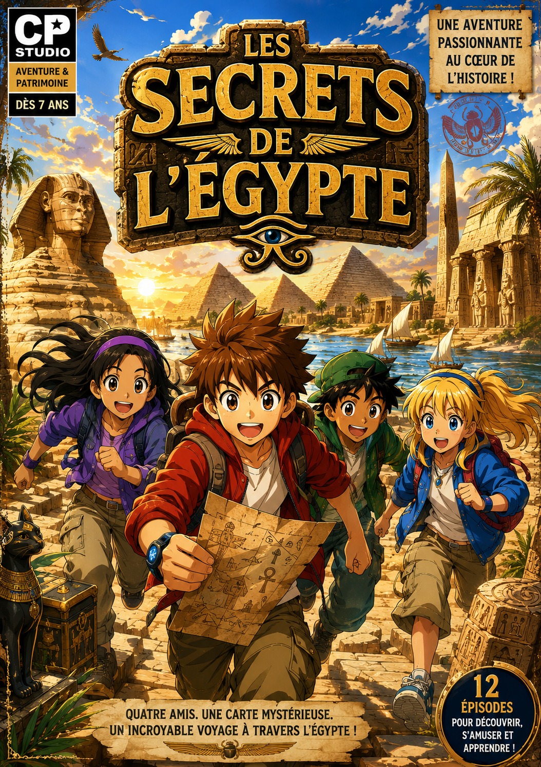 Couverture — Les Secrets de l'Égypte