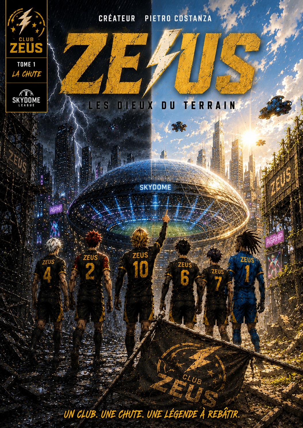 Couverture — Team Zeus — Les Dieux du Terrain